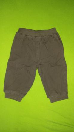 Kalhoty plátěné podšité, baby club,68