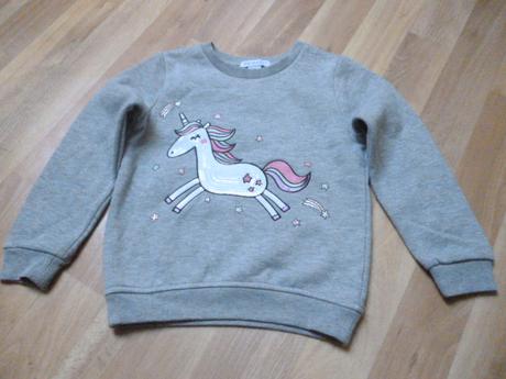 Mikina jednorožec 4-5, primark,110