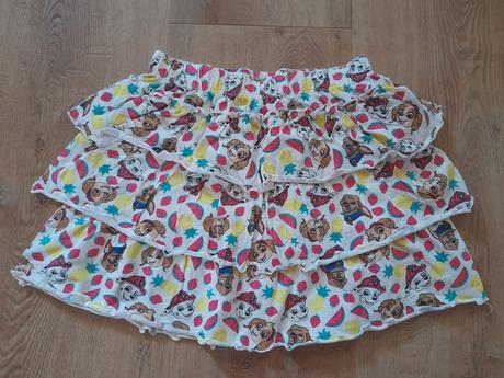 2 x sukně, george, tlapková patrola, vel 116/122, george,116