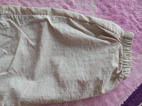 Světle béžové šusťáky vel. 164 - 170, 164