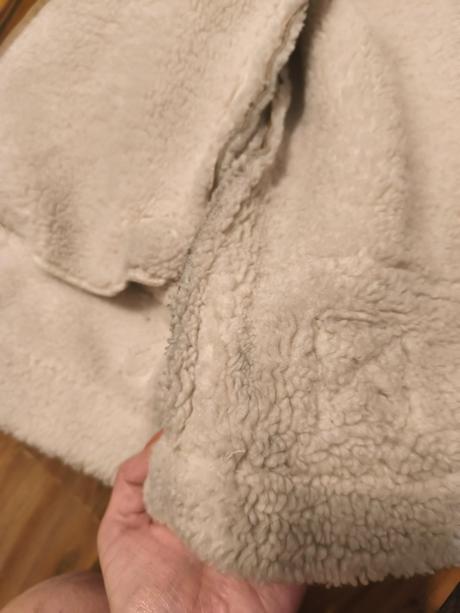 Zimní bunda beránkem oversize s-l, amisu,m