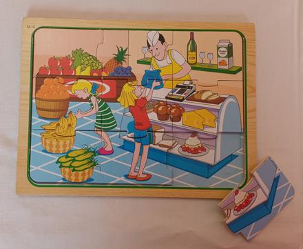 Dřevěné puzzle obchod,