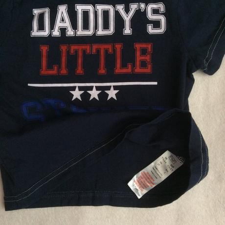 Bavlněné tričko s nápisem zn. f&f  86-92, f&f,86