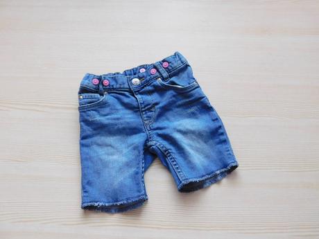 Riflové kraťásky h&m vel.74/80, h&m,74