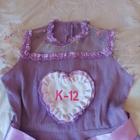 Fialové šaty melani martinez, xl