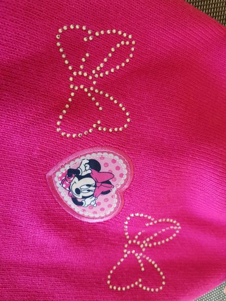 Nová dětská zimní čepice disney s minnie 1-3, disney,86