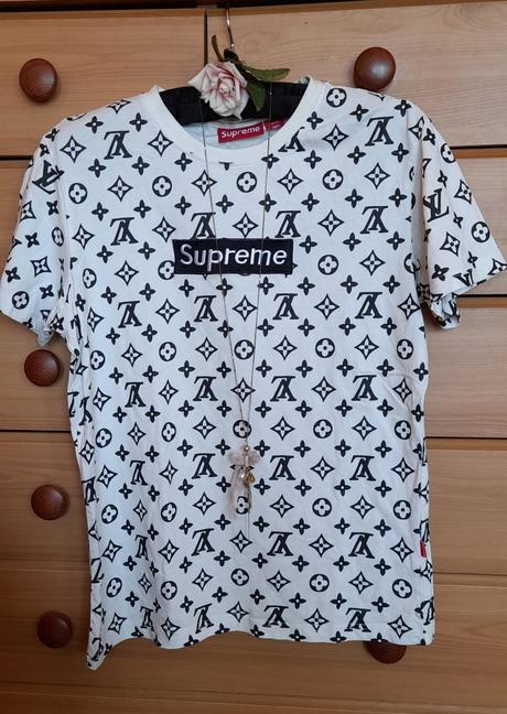 Supreme lv dámské bílé tričko, l