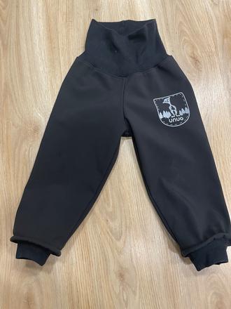 Dětské softshel kalhoty unuo 80/86 zateplené, unuo,86