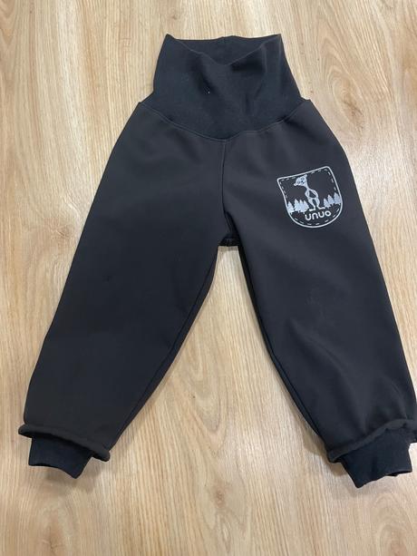 Dětské softshel kalhoty unuo 80/86 zateplené, unuo,86