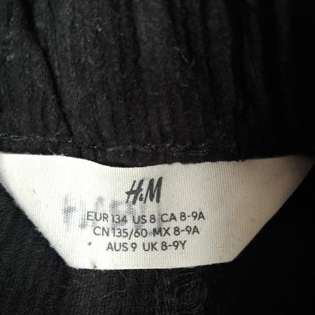 Dětské manšestrové kalhoty, zn. h&m, vel. 134, h&m,134