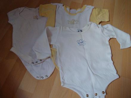 Bodýčka - 3 ks, vel. 62/68, adams,68