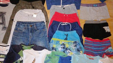 Chlapecký mix věcí vel.116-128 jaro/léto/podzim, 122–134