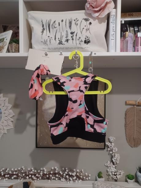 Sportovní top + čelenka reserved, 164