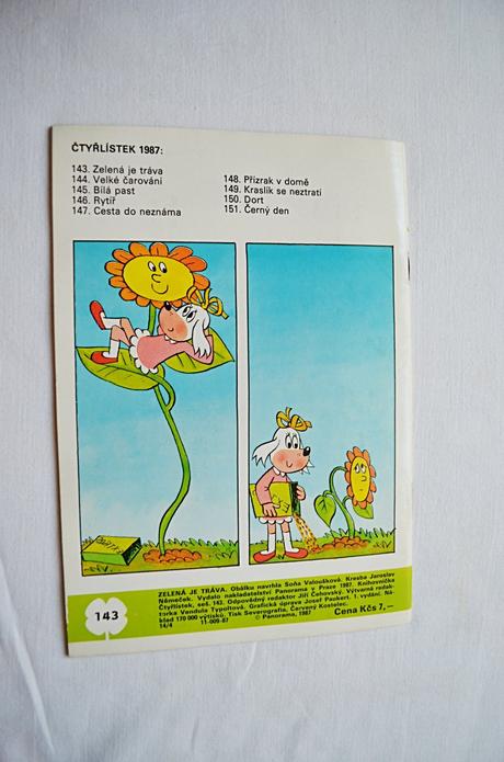 Dětský časopis čtyřlístek 143/ zelená je tráva, 