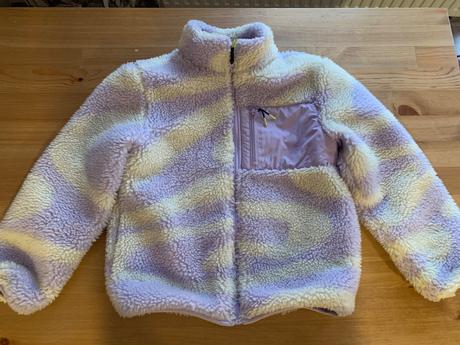 Plyšová bunda, h&m,140