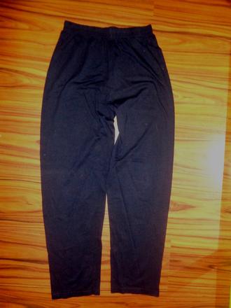 Tmavomodré bavlněné pyžamové kalhoty, 164