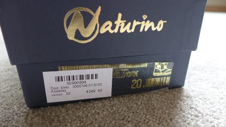 Kozačky, naturino,20
