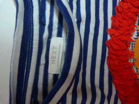 Next bavlněné tričko s duhou vel.104, next,104