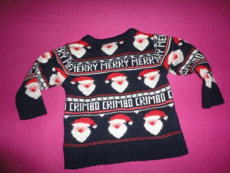 Vánoční svetřík next, vel. 12-18 měsíců, next,86