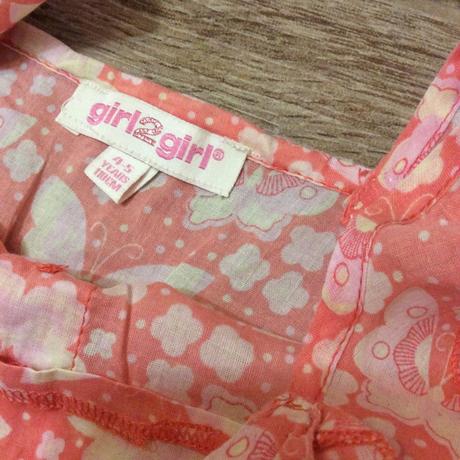 Lehoučký bavlněný letní overal s motýlky, girl2girl,110