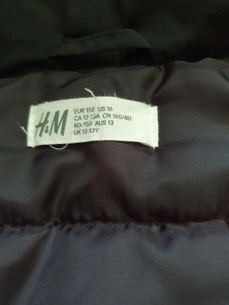 Zimní bunda, h&m,158