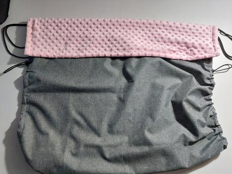 Nepadací nepromokavé deky kočárkovina +minky,