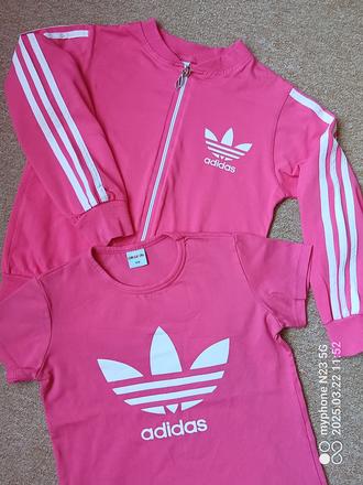 Mikina a tričko zn."adidas" vel."134-140", adidas,134
