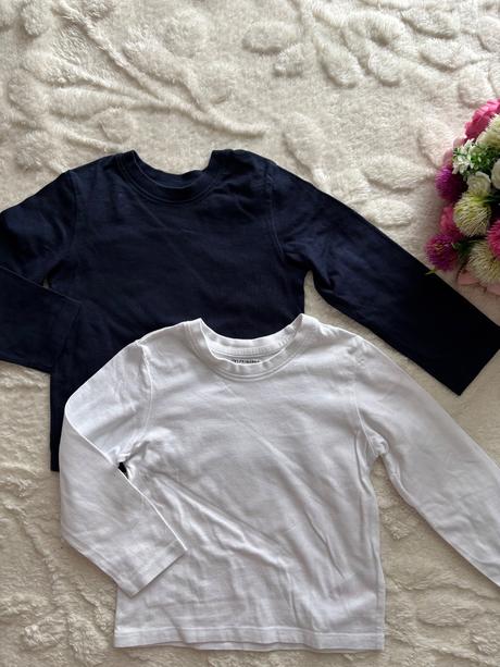 Trika modré / bíle - v.18/24 měs., primark,92
