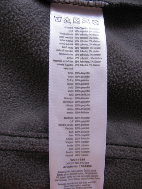 Černo šedá softshellová bunda s kapucí, 38