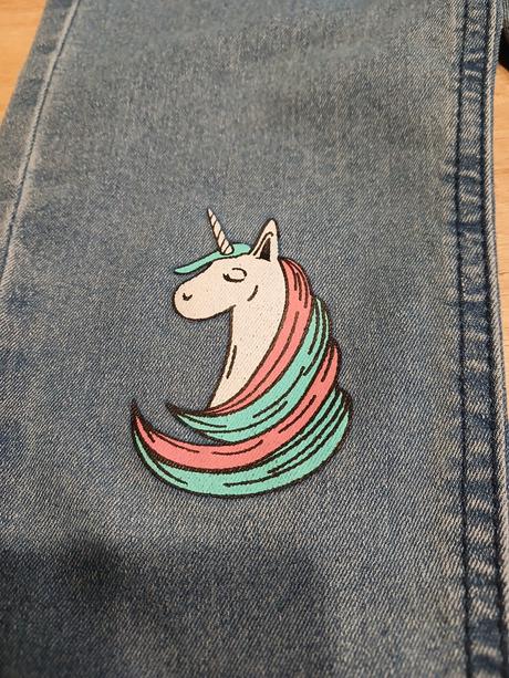 Džíny/legíny/džegíny unicorn vel. 122, sinsay,122