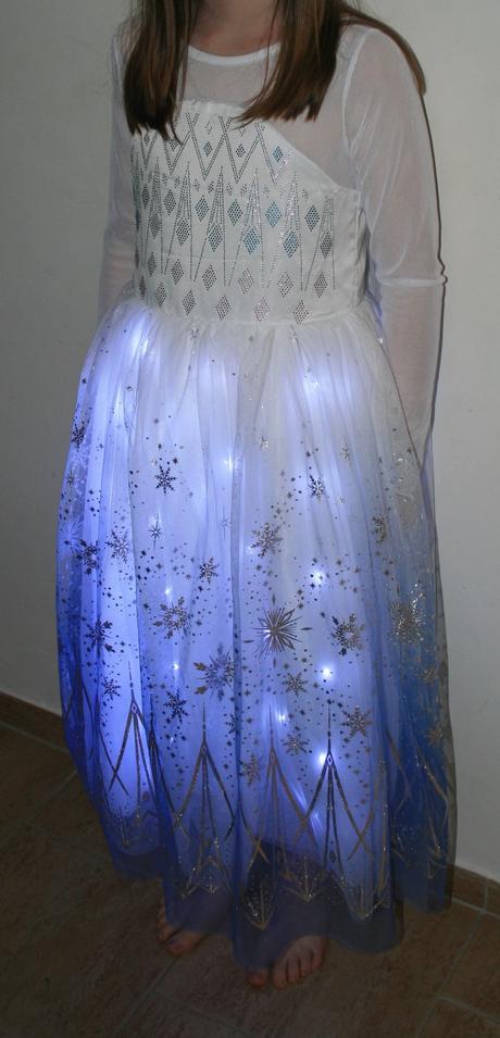 Kostým - šaty pro princeznu - bílé, 