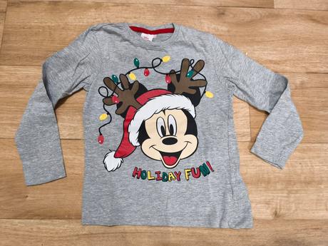 Vánoční triko s mickey mouse, 122
