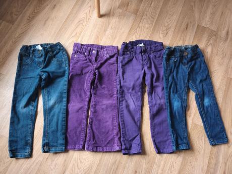 4krát džíny skinny kalhoty h&m next topolino, next,104