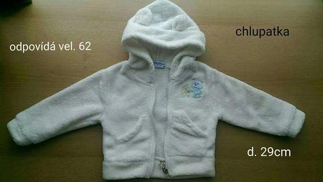 Mikina - chlupatka, 62