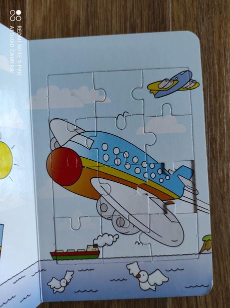 Puzzle kniha na vodě i ve vzduchu, 