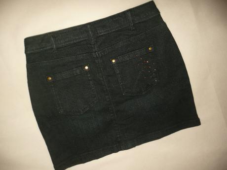 Džínová sukně vel 146/152 tchibo modrá, tcm,146 / 152 / 158 / 164