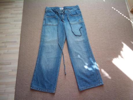 Dámské/dívčí modré rifle, william & delvin,m