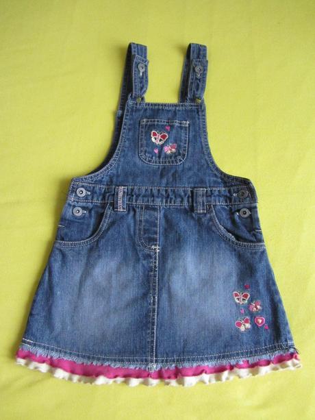 Riflová sukýnka s lacem., kiki&koko,110