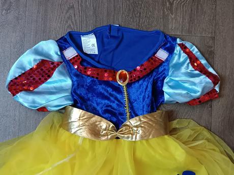 Dívčí kostým na karneval - sněhurka, vel.92/104, 