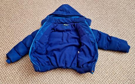 Teplá zimní bunda - top stav, vel. 110-116, 110