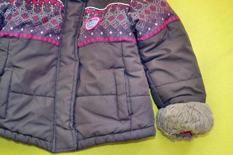 Dívčí zimní bunda na 4-6let, okay,116