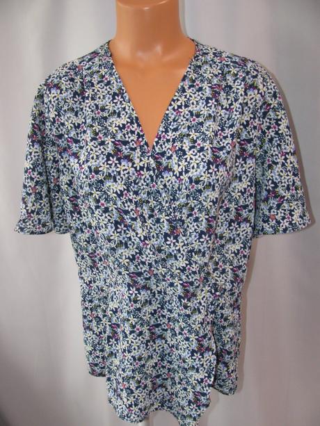 Dámská letní halenka s květinovým vzorem, tu,44