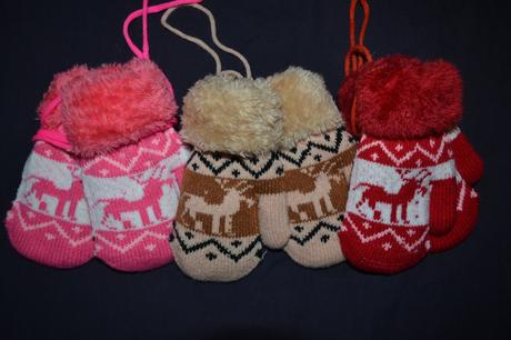 Silné rukavice palčáky,v.80-92, 80 / 86 / 92