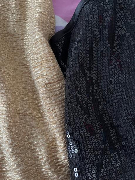 Damska zlata sukne, h&m,s