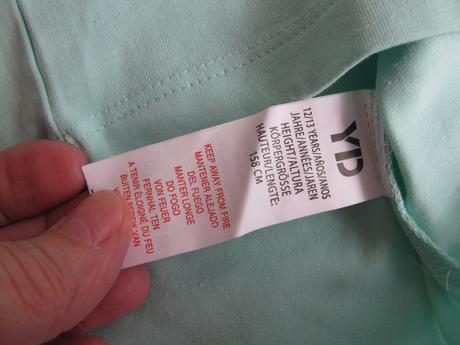 Mátové elastické tričko crop top, young dimension,158