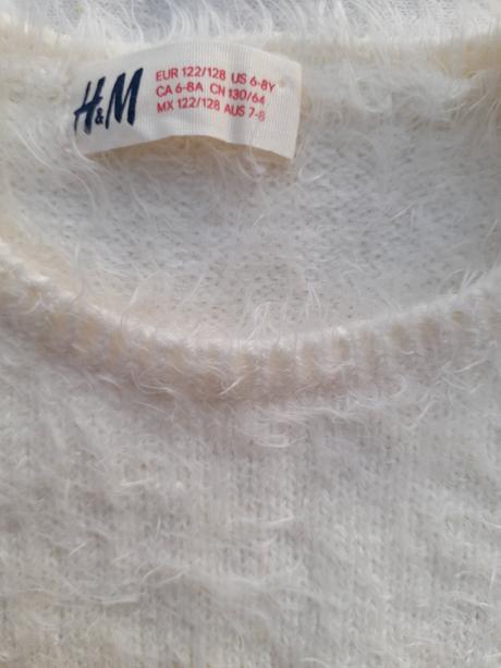 Svetřík hm 6-8 let, h&m,128
