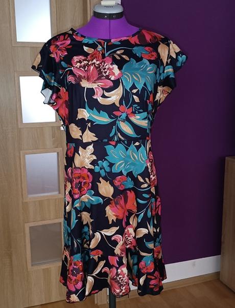 Květované šaty vel. l, l