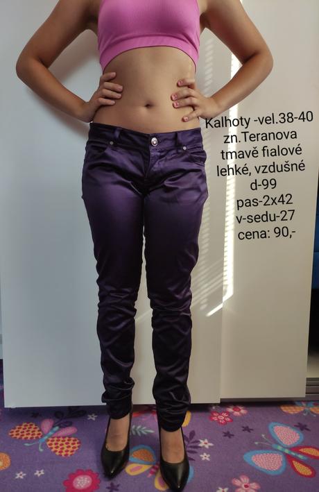 Kalhoty -letní,vel.38-40, terranova,40