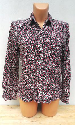 Manšestrová květovaná košile cacharel - vel.38, 38