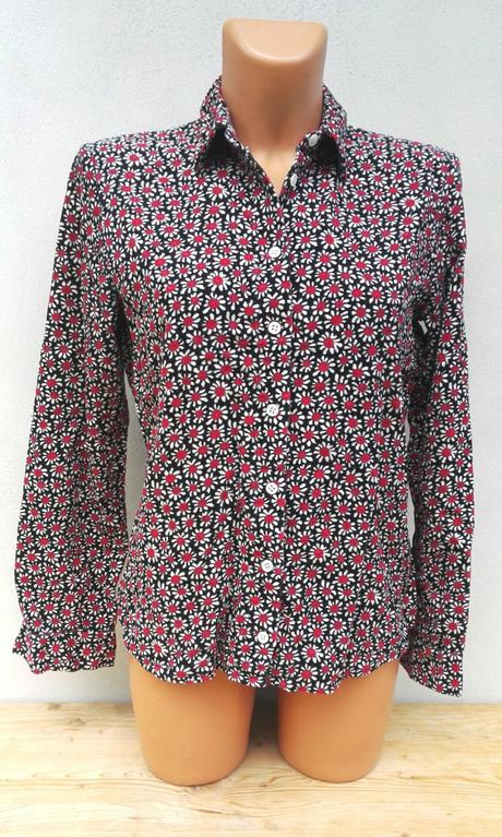 Manšestrová květovaná košile cacharel - vel.38, 38